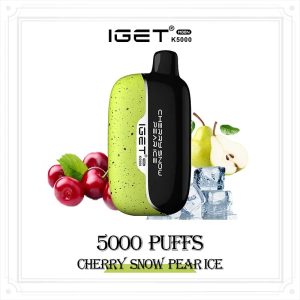 Cherry Snow Pear Ice – IGET Moon 5000 Puffs
