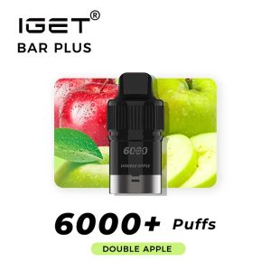 Double Apple – IGET Bar Plus Pod 6000 Puffs