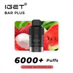 Lychee Watermelon – IGET Bar Plus Pod 6000 Puffs