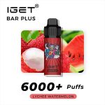 Lychee Watermelon – IGET Bar Plus 6000 Puffs