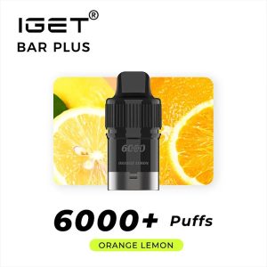 Orange Lemon – IGET Bar Plus Pod 6000 Puffs