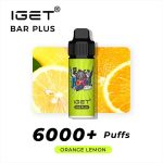 Orange Lemon – IGET Bar Plus 6000 Puffs