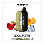 Orange Peel Apple Ice – IGET Moon 5000 Puffs
