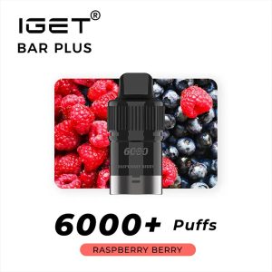 Raspberry Berry – IGET Bar Plus Pod 6000 Puffs