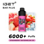 Strawberry Watermelon Ice – IGET Bar Plus 6000 Puffs