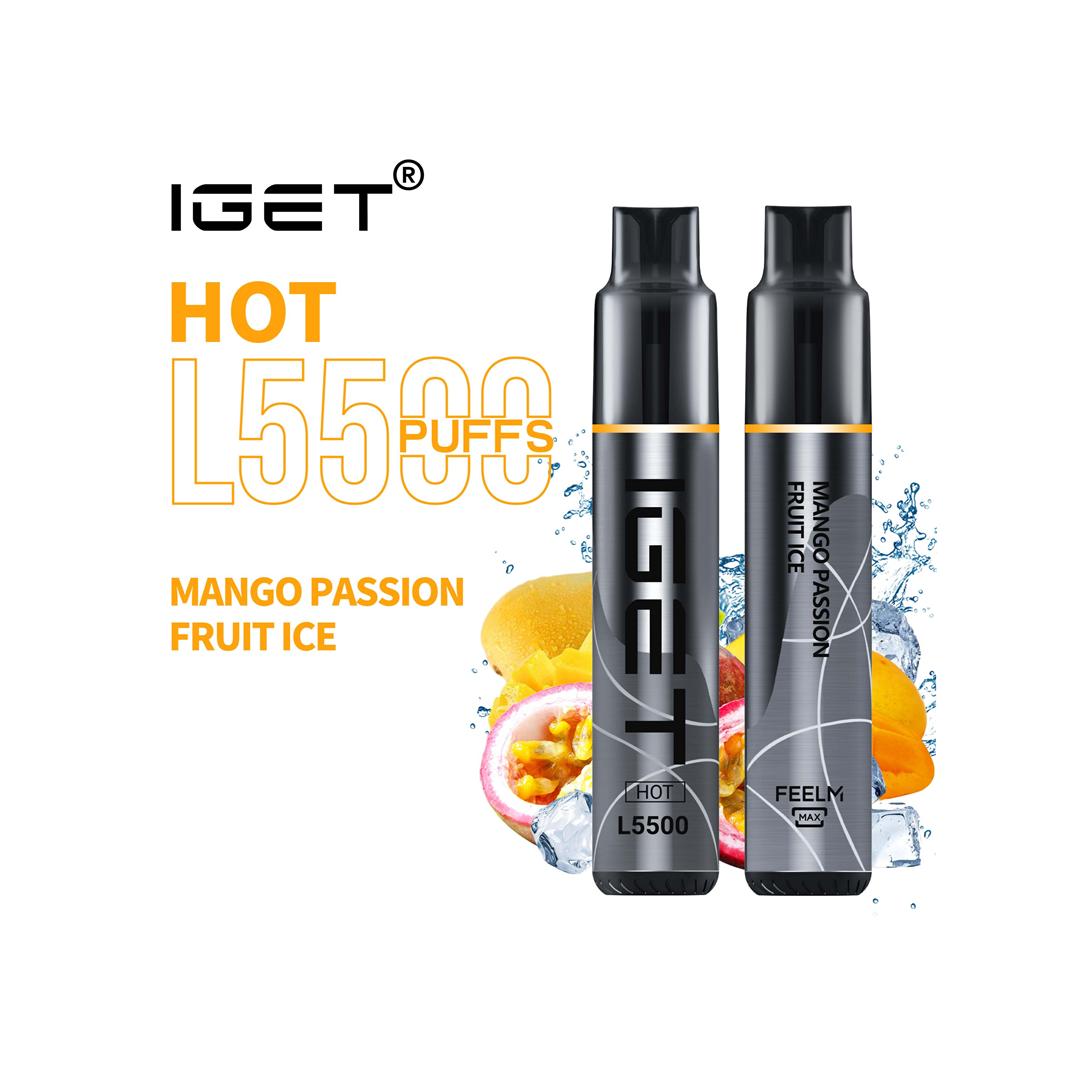 Mango Passion Fruit Ice- IGET Hot 5500 Puffs